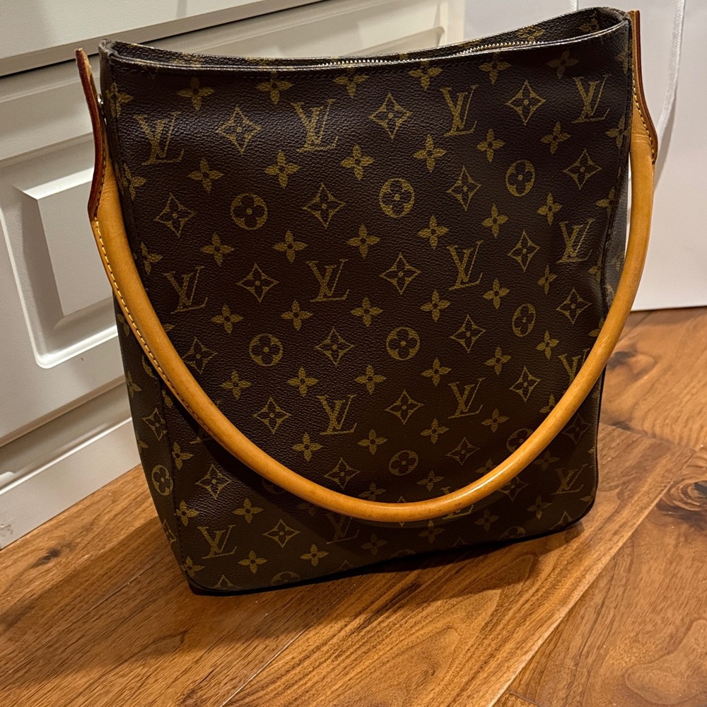 Vintage Louis Vuitton Brown Monogram Shoulder Bag